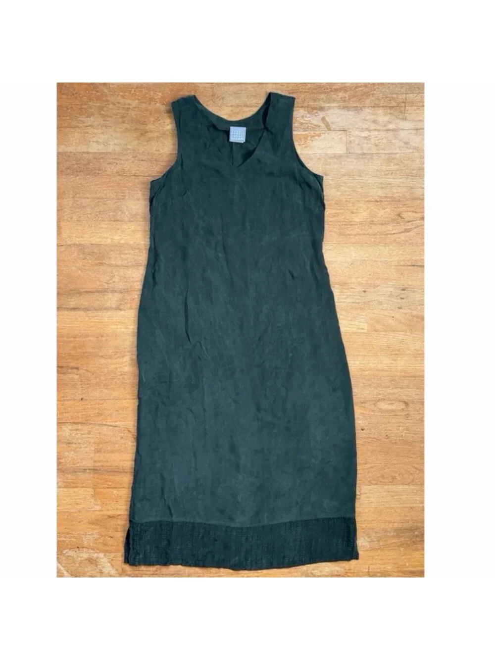 Vintage Green Dress & Top Set Size Small 90s Bember Rayon Co Ord Oufit Set Maxi